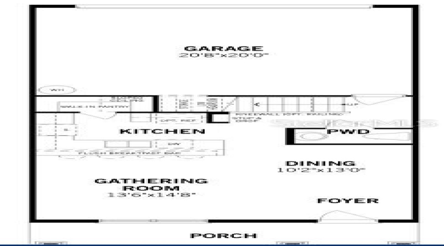 Hickory Grove Aurora Craftsman First Floor