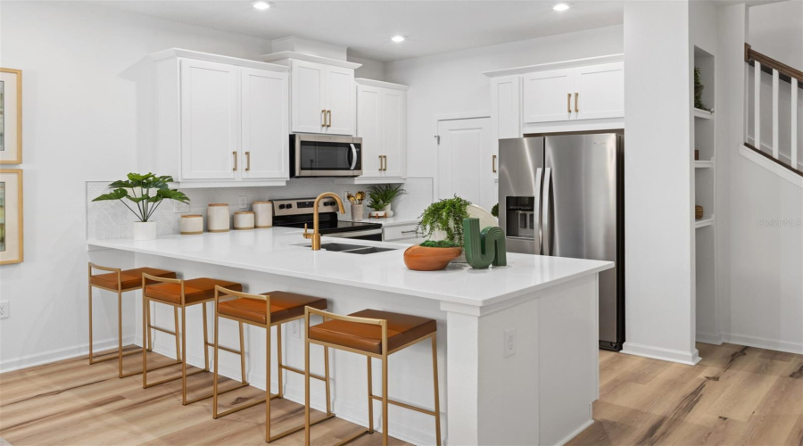 Hickory Grove Aurora Model Kitchen