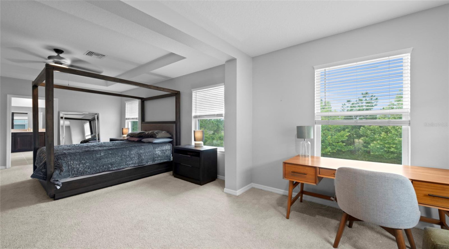 Primary Bedroom With Reading/Office Nook