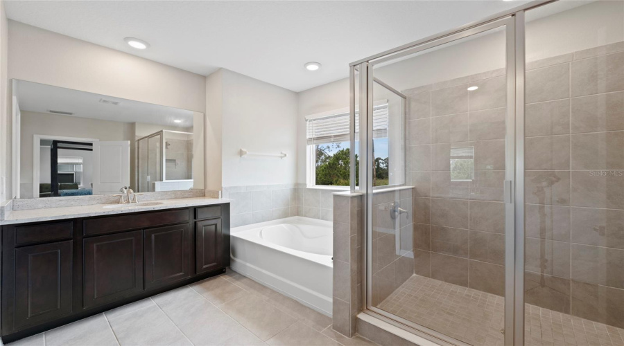 Primary Bathroom With Oversized Walk-In Shower