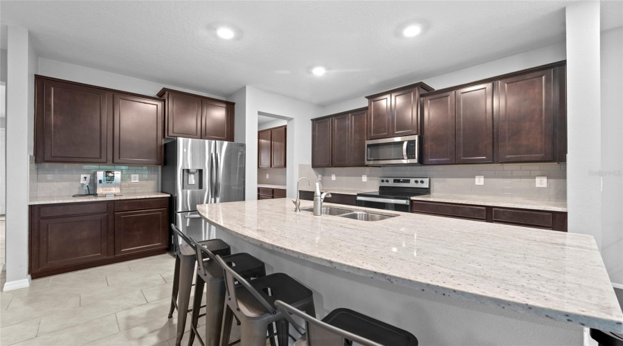 Kitchen With Stainless Steel Appliances