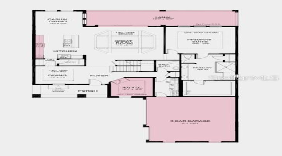 Floor 1- Additional Highlights Include: 3-Car Garage, 8' Interior Doors, Covered Extended Lanai, And Lvp Flooring Throughout Main Living Area