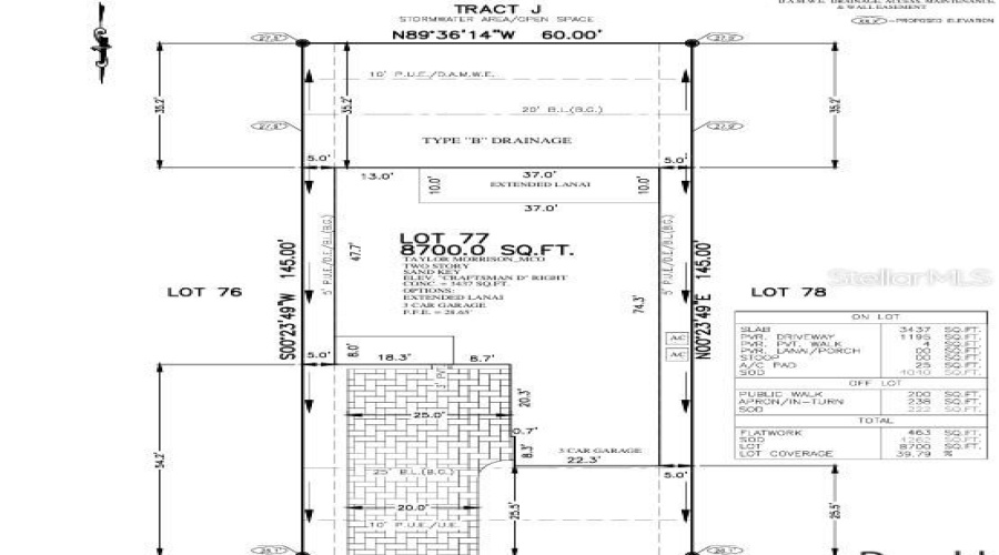 5372 Gunwale Drive Plot Plan