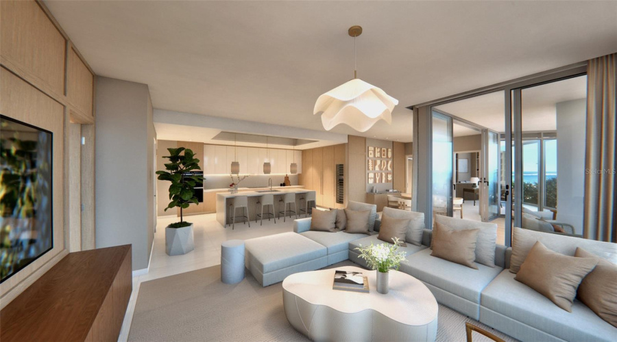 Living Room &Amp; Kitchen - To Be Built