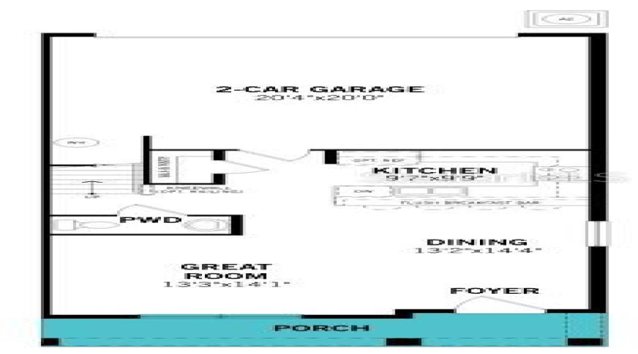 Hickory Grove Lot 42 First Floor