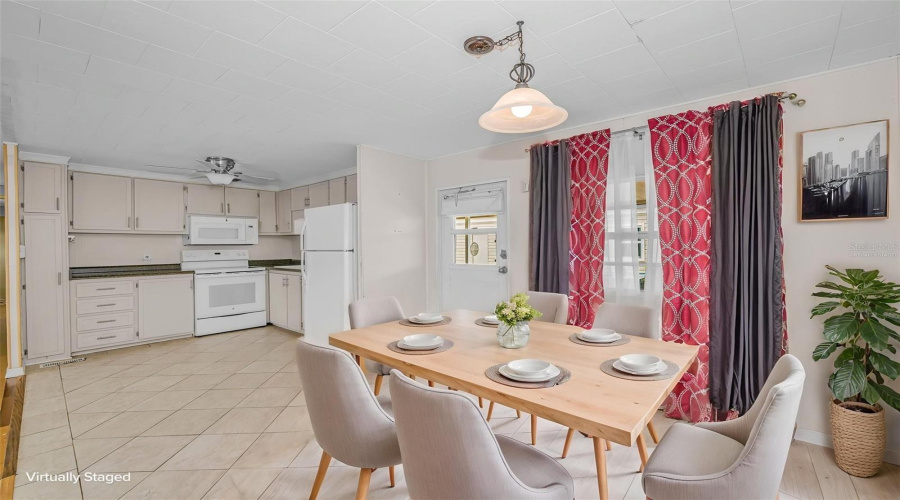 Virtually Staged Kitchen