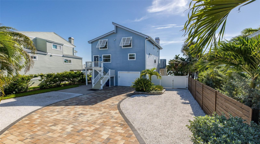 Driveway Area With Extra Room For Parking