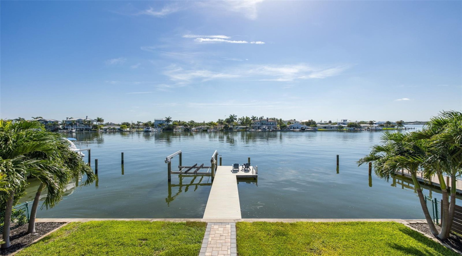 Backyard And Dock View