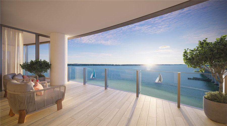View From The Balcony - To Be Built