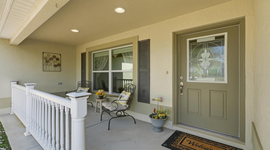 Front Porch Facing North