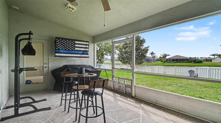 Back Screened In Patio
