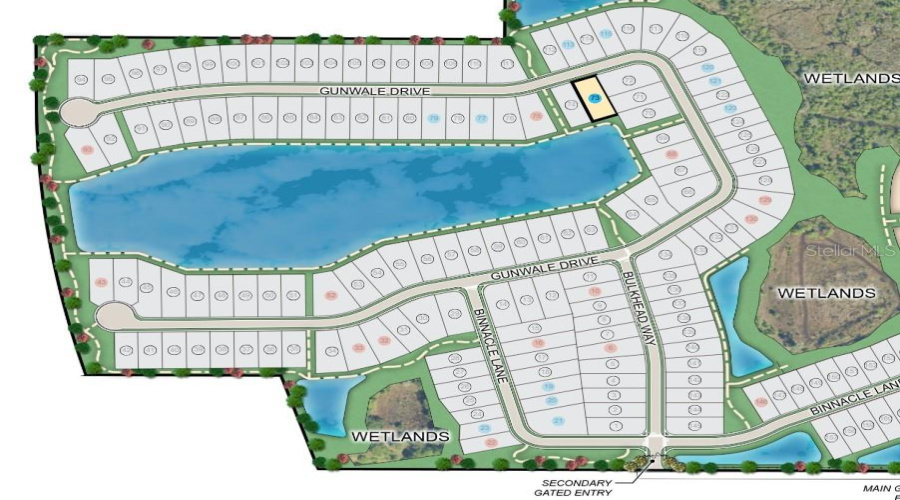 5412 Gunwale Drive Site Map