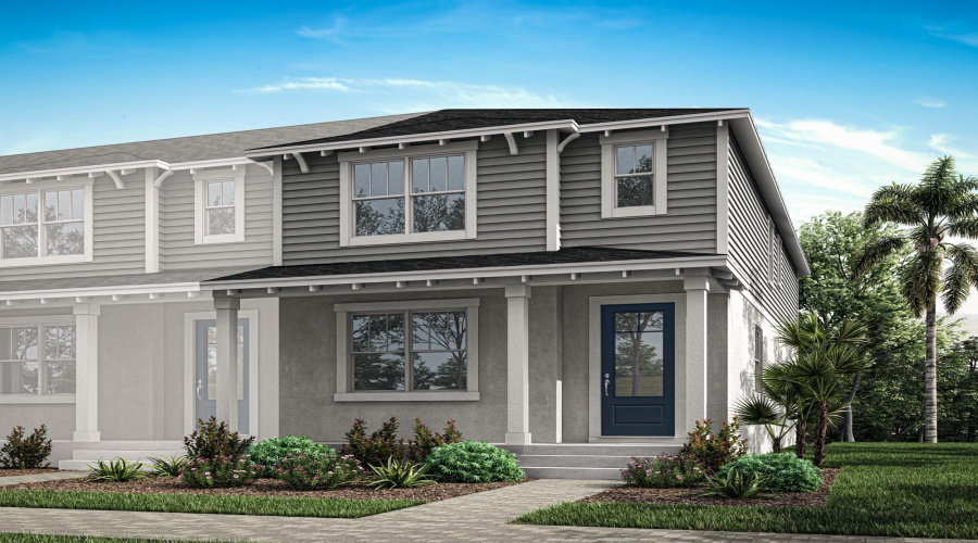 Gardenia Reserve - Catalina Ii Floorplan - Low Country Elevation - Architect'S Rendering