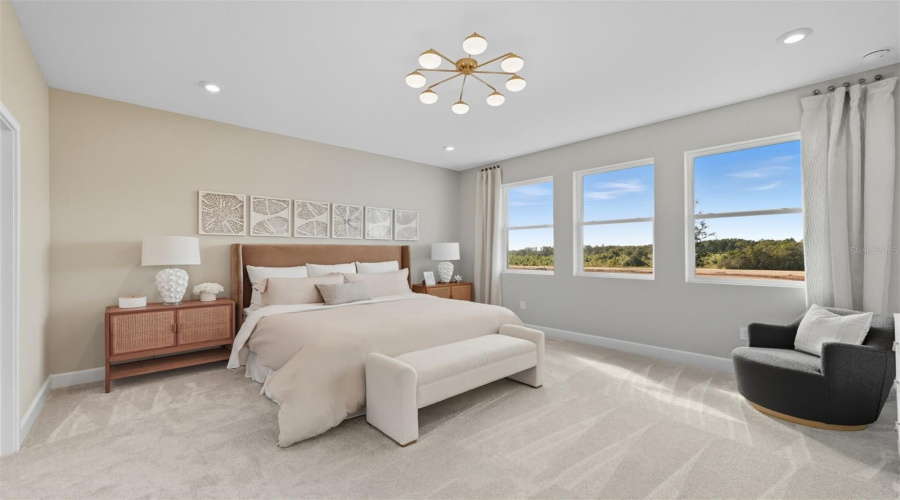 Waterbrooke Dahlia Model Primary Bedroom
