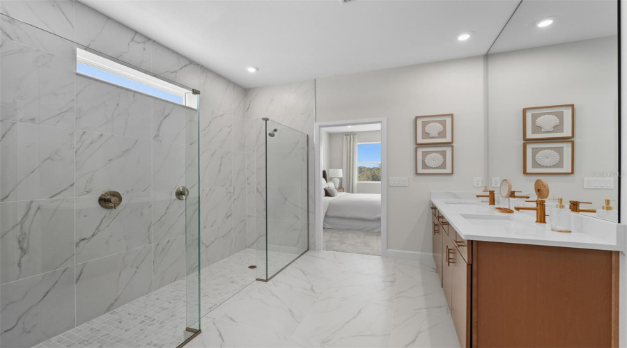 Waterbrooke Dahlia Model Primary Bathroom