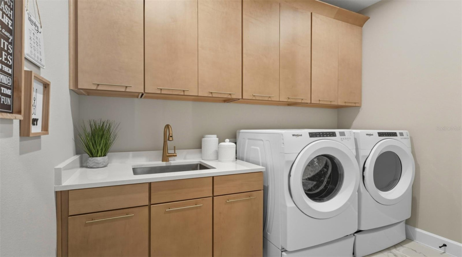 Waterbrooke Dahlia Model Laundry Room
