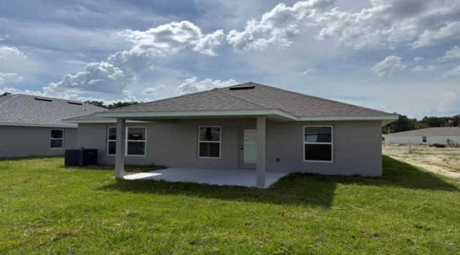 Covered Rear Porch