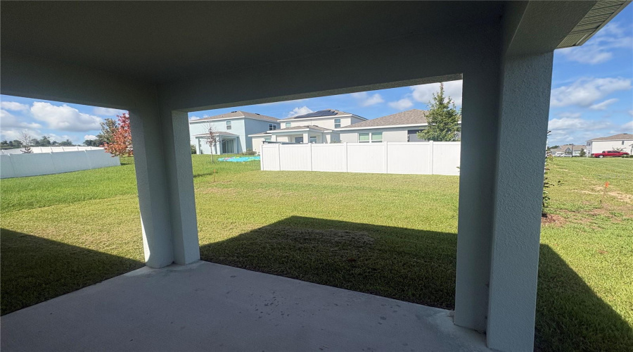 Rear Lanai / View
