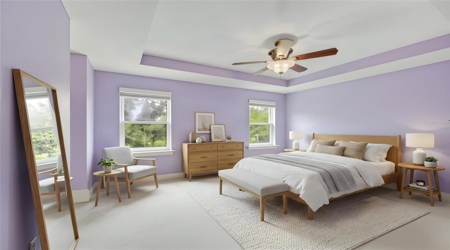 Primary Bedroom - Virtually Staged