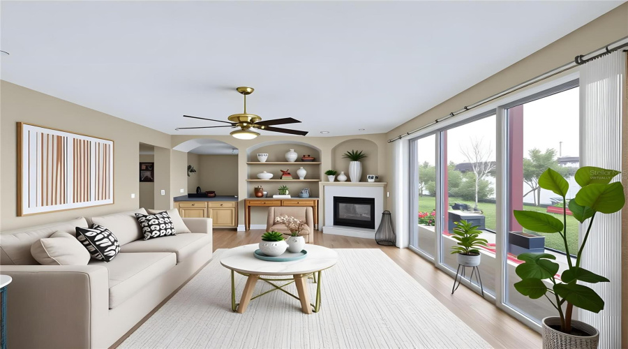 Living Room 2 - Virtually Staged