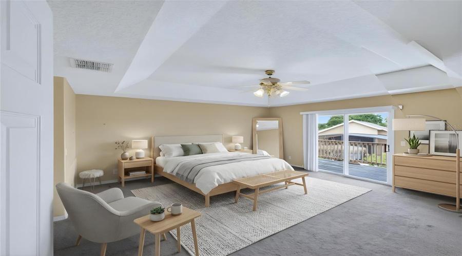 Primary Bedroom - Virtually Staged