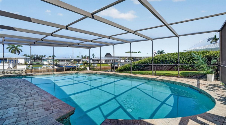 L-Shaped Wrap-Around Pool