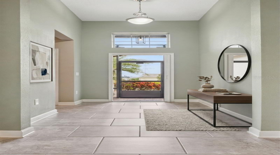 Virtually Staged Foyer