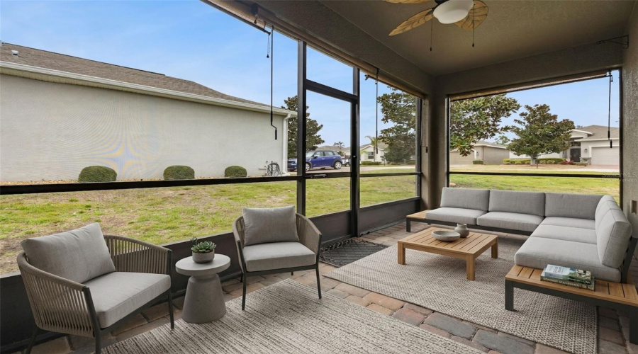 Virtually Staged Lanai