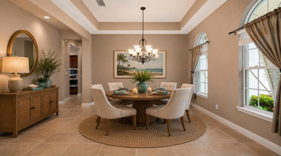 Formal Dining (Virtually Staged)