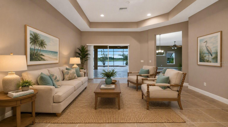 Formal Living (Virtually Staged)