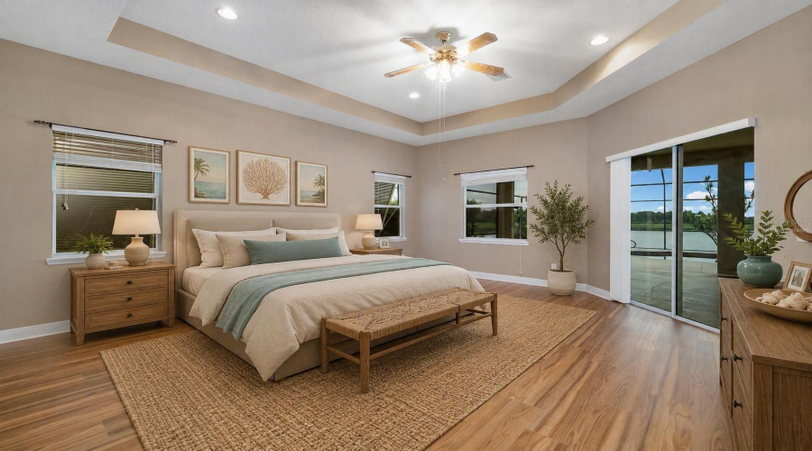 Primary Bedroom (Virtually Staged)