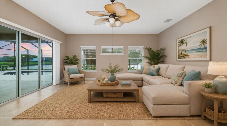 Family Room (Virtually Staged)
