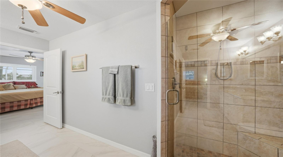 Primary Ensuite Showing Large Walk In Shower
