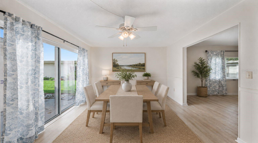 Virtually Staged Dining Room
