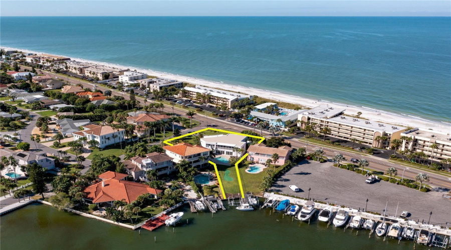 Aerial Lot Border Line