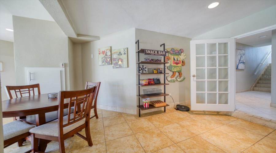 Downstairs Theatre/Game Room