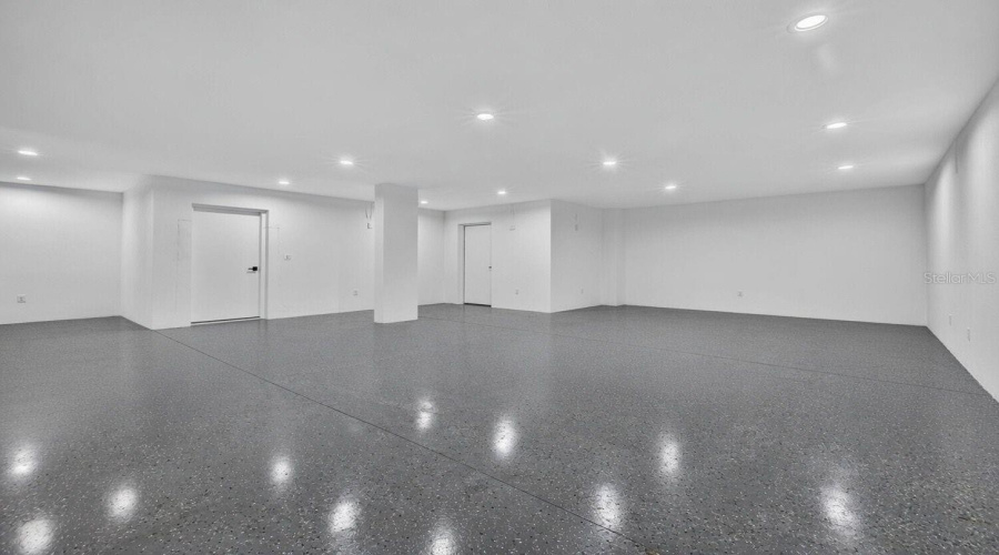 3 Car Tandem Garage With Epoxy Floors
