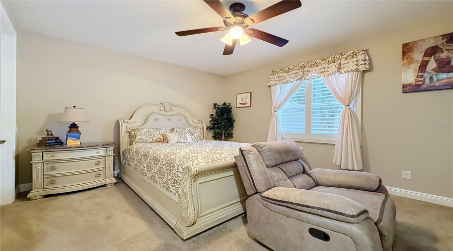 Downstairs Bedroom 5, Plantation Shutters, Walk-In Closet And Private Access To Downstairs Full Bath.