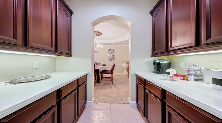 Butler'S Pantry View From Kitchen Towards Formal Dining Space.