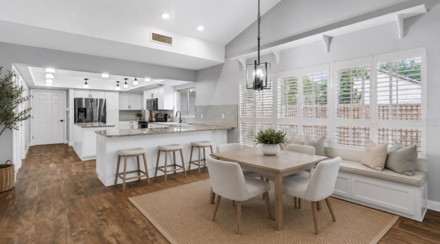 Virtually Staged - Breakfast Nook