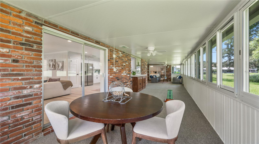 Large Rear Porch Overlooking The Green