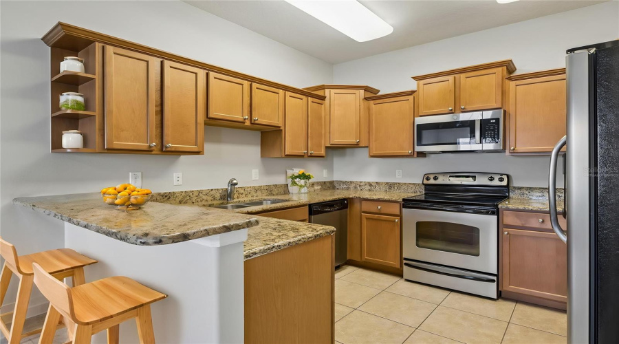 Virtually Staged Kitchen