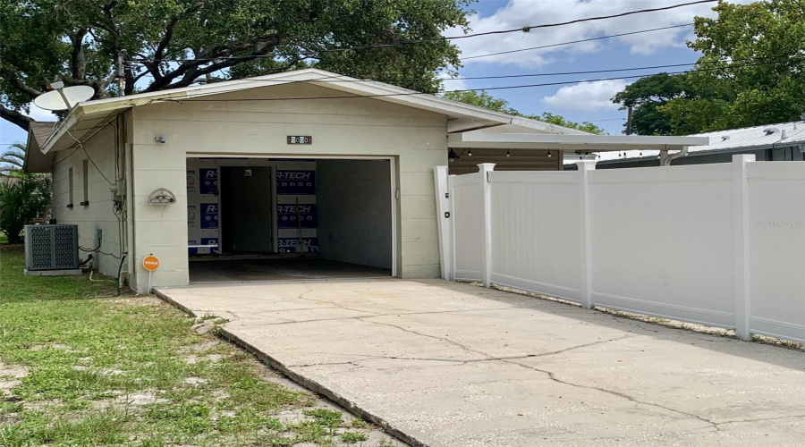 Garage Entrance From Alley
