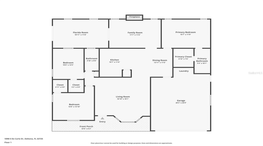 Deltona, Florida 32725, 3 Bedroom Bedrooms, ,2 Bathroombathrooms,Residential,For Sale,De Carlo,0,Mfrv4950861
