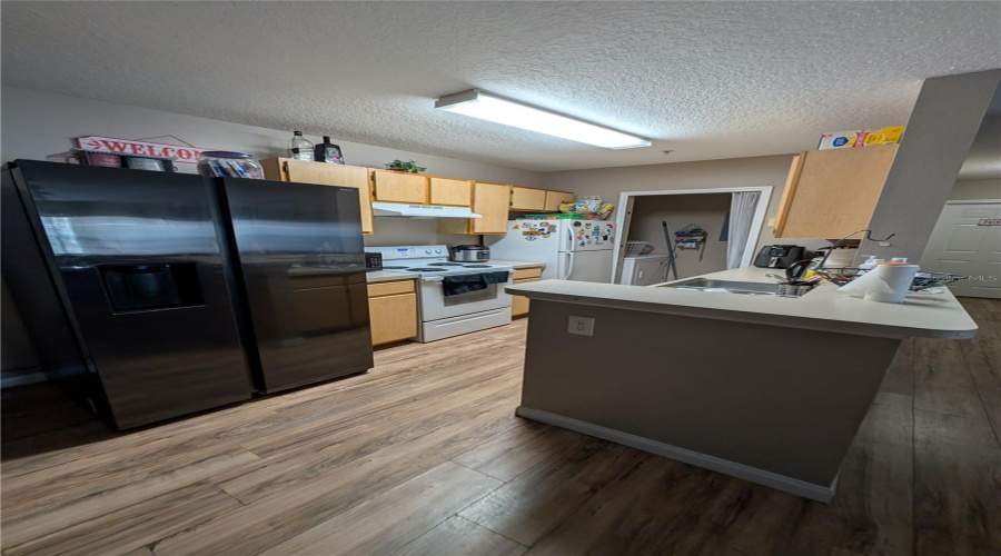Current Photo - Kitchen - Black Refrigertor Does Not Convey - Belongs To Tenants