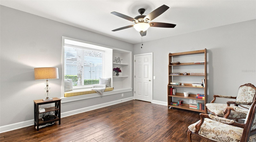 Bedroom 3 With Window Seat And Built-Ins