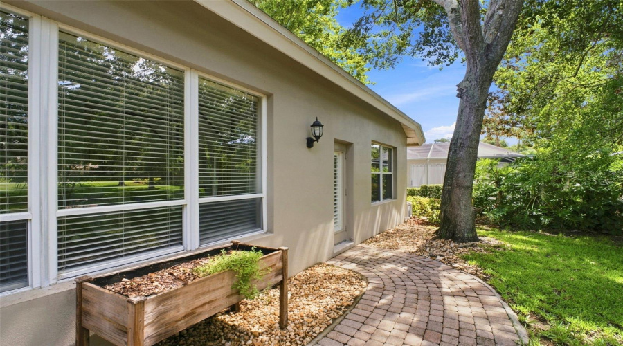 Walkway Path To Pool Bathroom 2