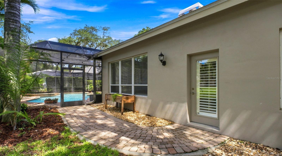 Walkway Path To Pool Bathroom 2