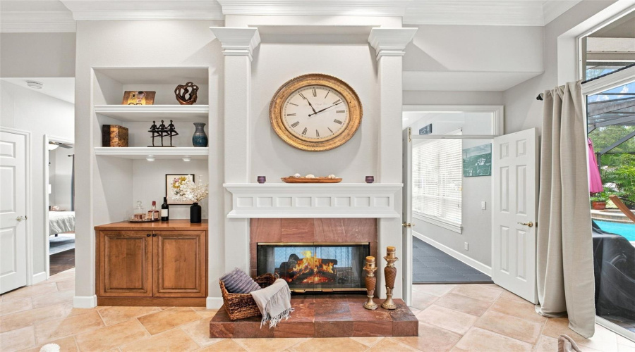 Fireplace In Family Room