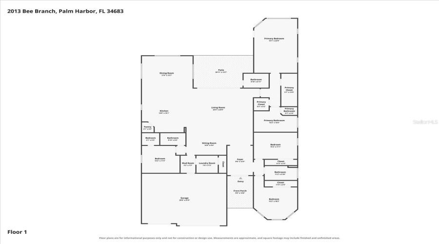 Palm Harbor, Florida 34683, 4 Bedroom Bedrooms, ,4 Bathroombathrooms,Residential,For Sale,Bee Branch,0,Mfrtb8526593